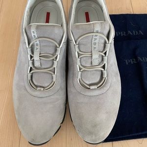 ⭐️ 🌴Prada Suede Logo Sneakers